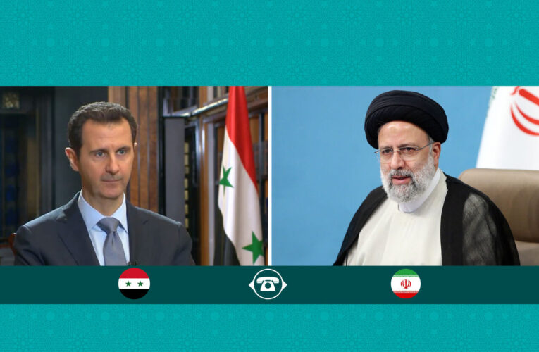 گفتگوی تلفنی روسای جمهور ایران و سوریه؛ آیت‌الله رئیسی: آینده برای جریان مقاومت روشن و امیدوارکننده است
